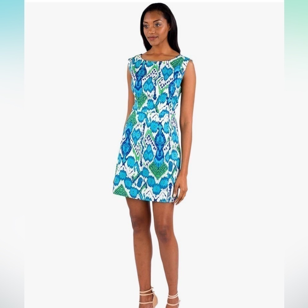 Plenty by Tracy Reese Victoria Sleeveless Printed Cotton Poplin Shift Dress -10p